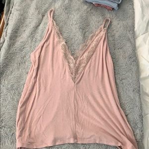 Deep V Neck Lace Cami